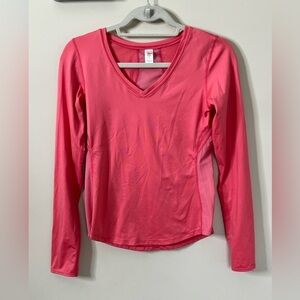 Lucy Activewear Long Sleeve Top Pink Size Small